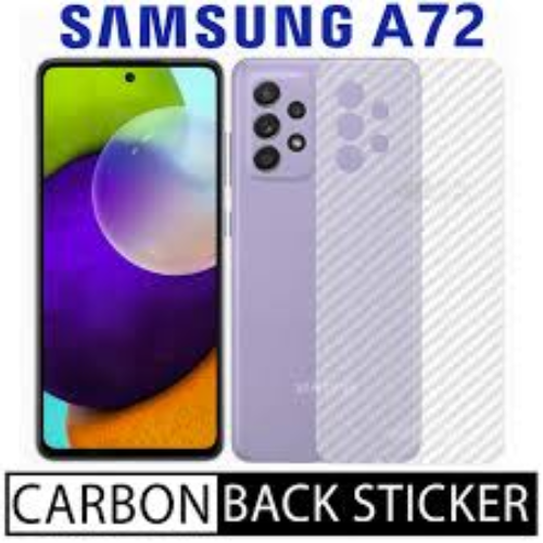 Carbon Fiber Back Sticker for Samsung Galaxy A72 4G