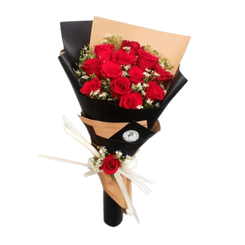 Floral fancy Red Rose Flower Bunch