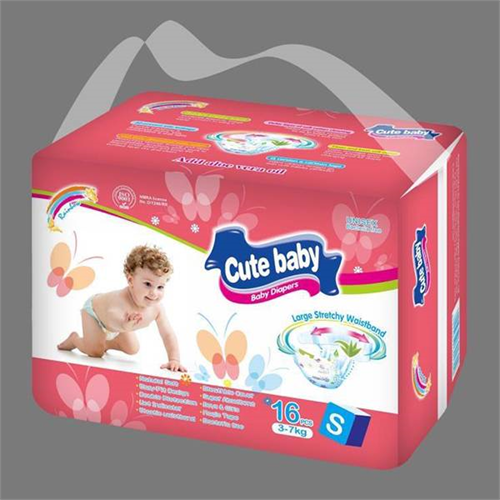 Cute Baby Disposable Diapers Small (S)16PCS
