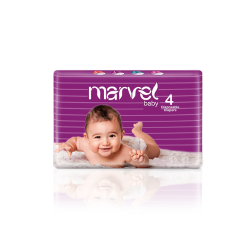 Marvel Baby Diapers Large 04 Pcs