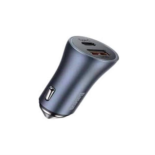 Baseus Golden Contactor Pro Dual Quick Car Charger USB + Type-C 40W Blue
