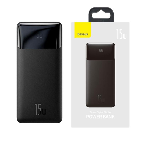 Baseus Power Bank 10000mAh 15W Bipow Phones