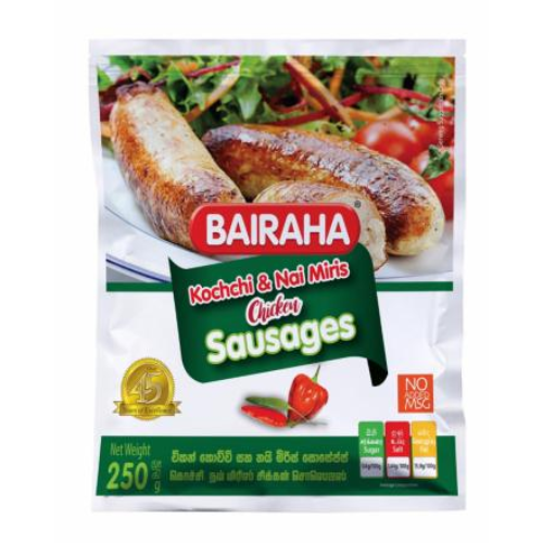 Bairaha Kochchi & Naimiris Chicken Sausages 250g