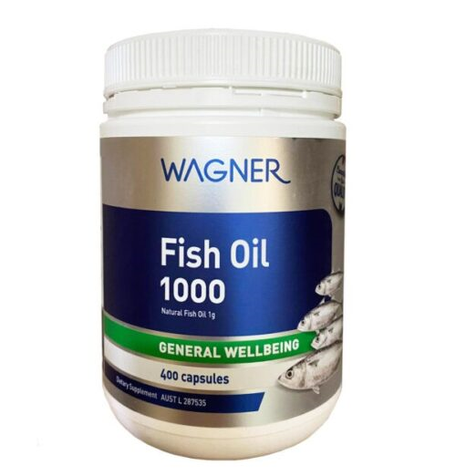 Wagner Omega 3 Fish Oil 1000mg Bottle (400 Capsules)