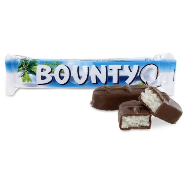 Bounty Coconut Milk Chocolate Twin Bar 57G