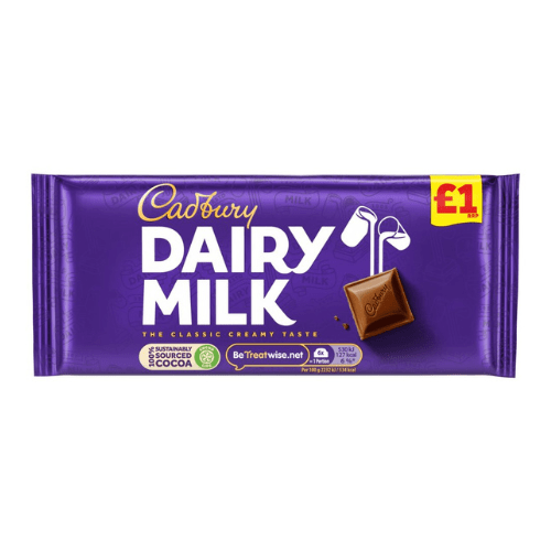 Cadbury Dairy Milk Chocolate UK 95G