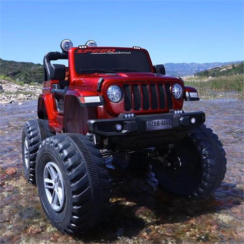 Rechargeable Wrangler Look-A-Like Motor Jeep (with Remote) - 6 Motor with Swing Function (HZBB-6668)