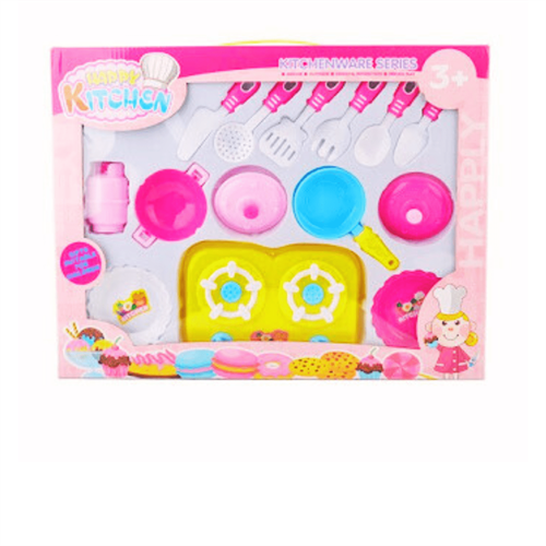 14-Piece Kids Pretend Kitchen Set