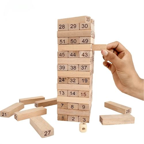51-Piece Tumbling Tower Set 3+