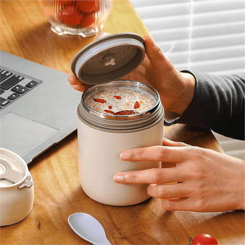 Stainless Steel Cup with Lid 0026 Foldable Spoon