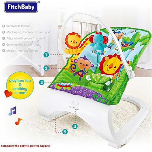 Fitch Baby Forest Friends Comfort Curve Bouncer
