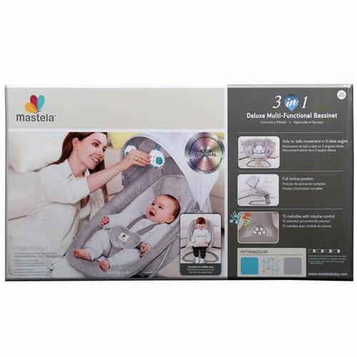 Mastela 3-in-1 Deluxe Multi Functional Bassinet - NO Remote