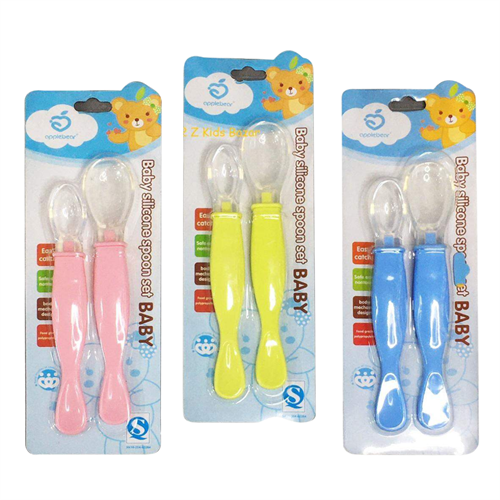 Silicone Feeding Spoon 0026 Mealtime Set for Baby 24-11