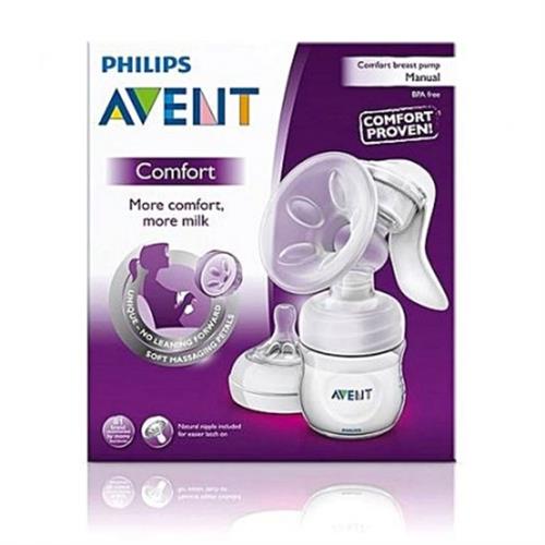 Philips Avent - Manual breast pump with bottle