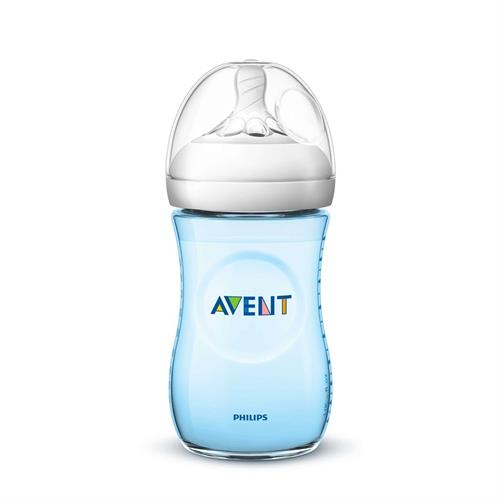 Philips Avent Natural Baby Bottle - 260ML Blue (SCF695/13)