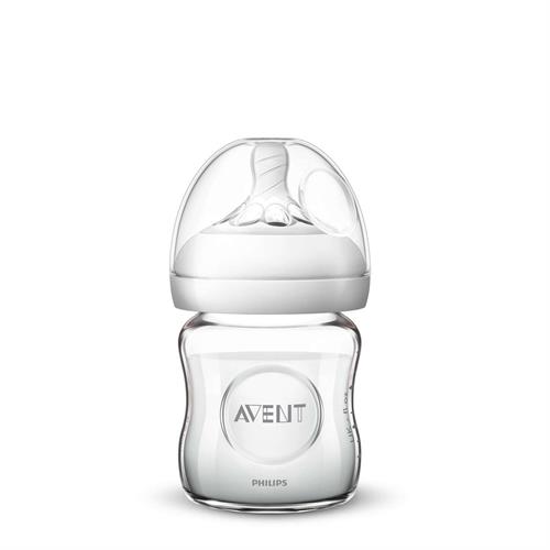 Philips Avent Natural Glass Baby Bottle - 120 ML (SCF671\/13)