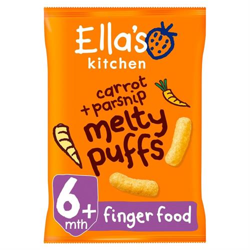 Ella's Kitchen Carrot and Parsnip Melty Puffs