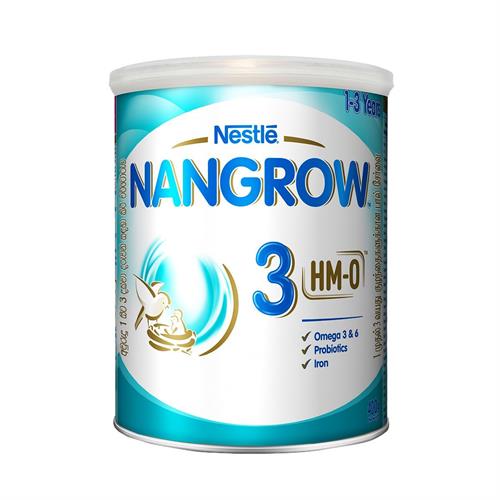 Nestle NANGROW 3 HMO Milk Formula for 1 to 3 years Children, 400g Tin