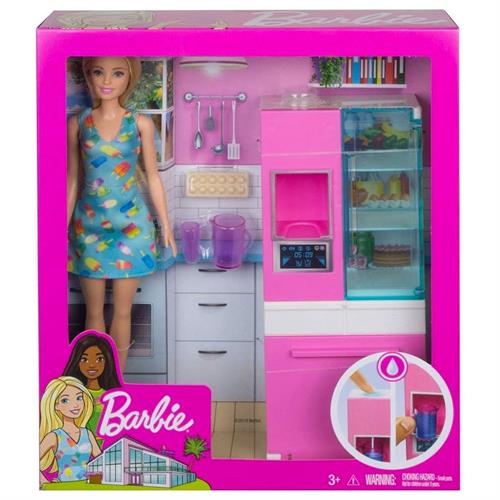 Barbie Doll and Furniture Set (GHL84)