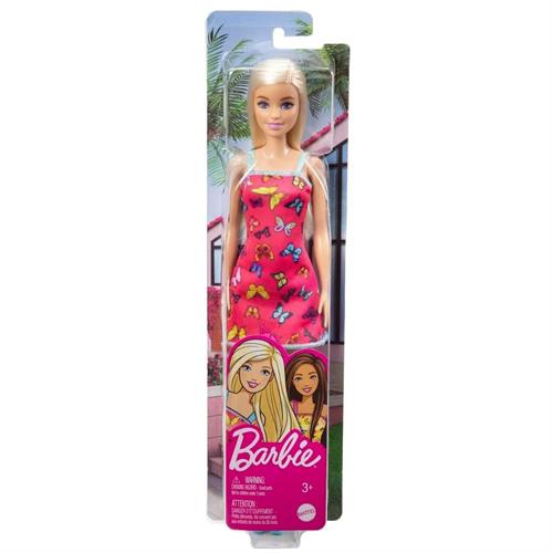 Barbie Doll with Pink Butterfly Dress (T7439-HBV05)