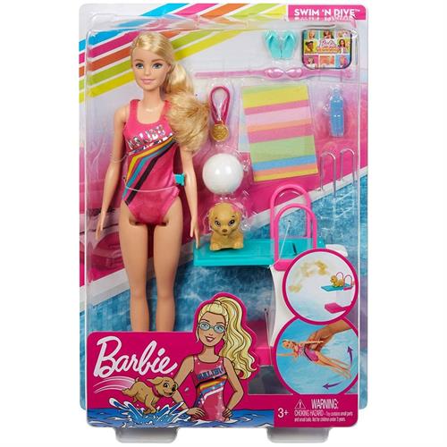 Barbie Dreamhouse Adventures Swim 'n Dive Doll (GHK23)