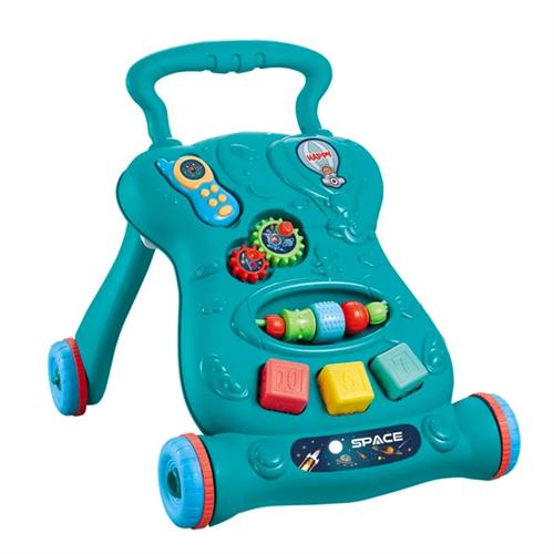 2 in 1 Baby Walker - Push Type (Green)