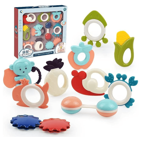 10-Pcs Baby Rattle Set (3m+)