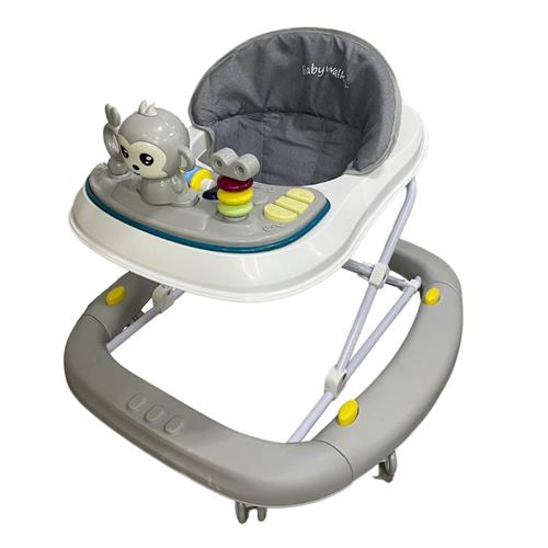 3-in-1 Infant 0026 Baby Activity Walker with Monkey Toy (612)