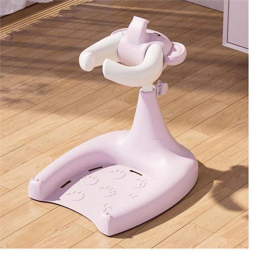 Height Adjustable Standing Baby Shower Stand with Guardrail