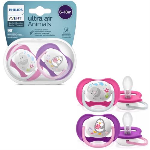 Philips Avent Ultra Air Animals Pacifier 6-18 months (SCF080/08)