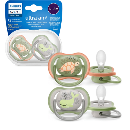 Philips Avent Ultra Air Pacifier SCF085\/60 (6 18 Months)