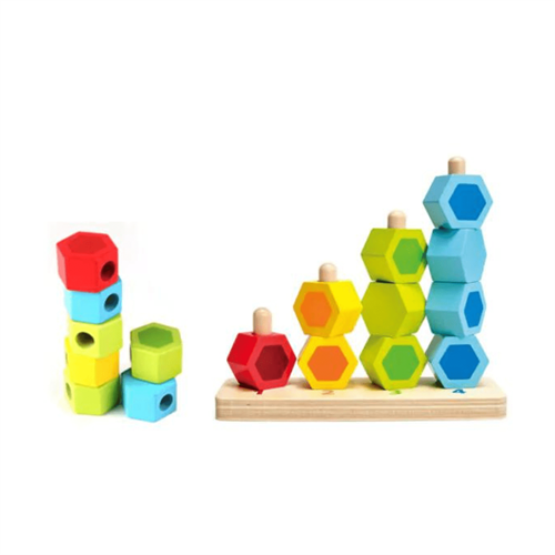 11 pcs Wooden Counting Stacker (12m+)