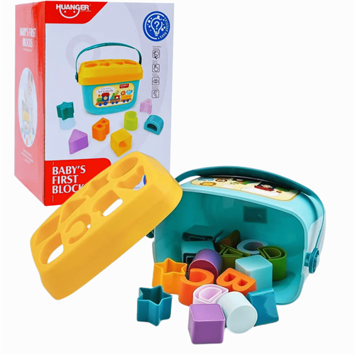 Huanger Baby's First Blocks (18m+) - Early Education Shape Sorter