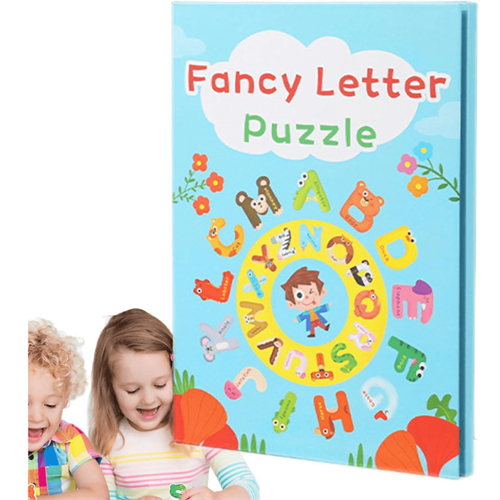 Magnetic Book Fraction Puzzle Letters
