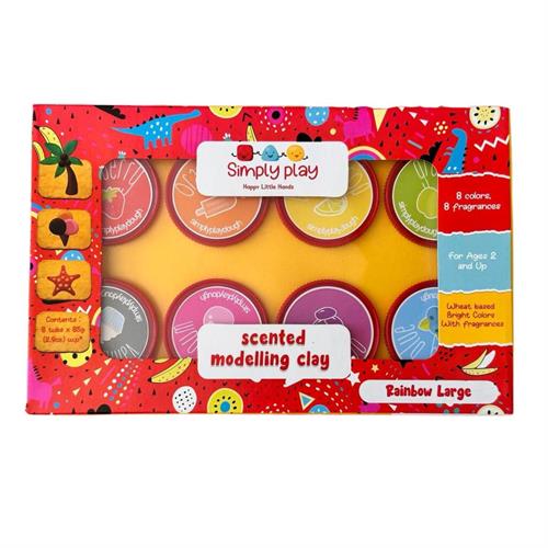 Simply Play - Play Dough - Rainbow Large