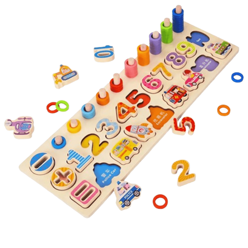 Kids Logarithmic Plate: A Multifunctional Learning Delight (3+)