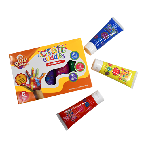 Atlas Finger Paints 6 Pack 75ml