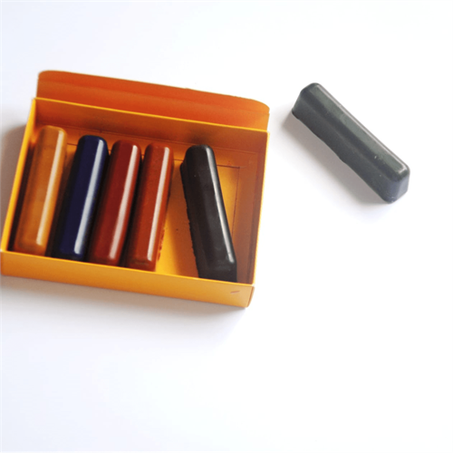 6-Piece Non-Toxic 0026 Handmade Organic Beeswax Toddler Crayon Fingers