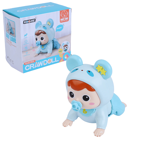 Crawling Baby Doll Toy with Music