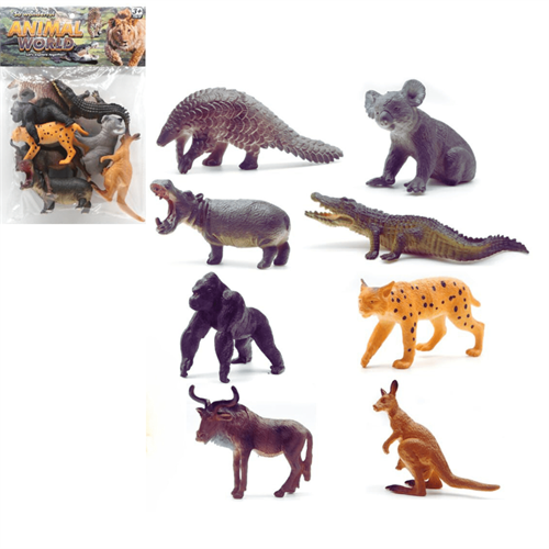 Wild animal friends pack of 8