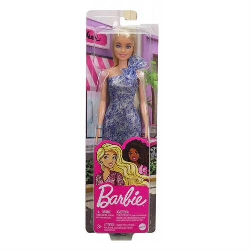 Barbie Glitz Doll with Blue Shimmer Off Shoulder Dress (T7580-GRB32)