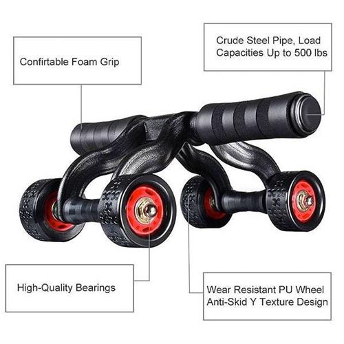 Portable Trainer Ab Roller 0026 Push Up Bar