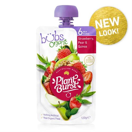 Bubs Organic Strawberry, Pear and Quinoa