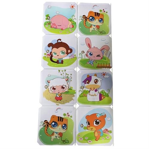 Kids' Storage Organizer - 8 Storage Cubes - Cartoon Design