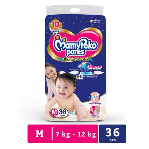 Mamy Poko Diaper Pant - Medium - 36 Pack