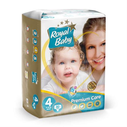 Royal Baby Premium Care Diapers Large 80