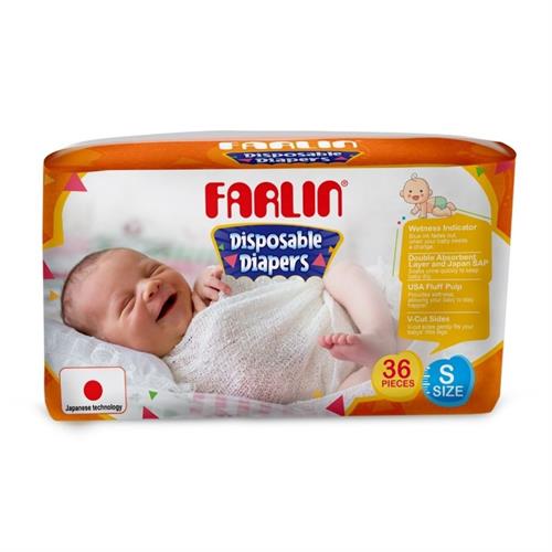 Farlin Tape Diaper New Born \/ Small (36 Pcs)