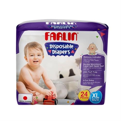 Farlin Tape Diaper XLarge (24 Pcs)