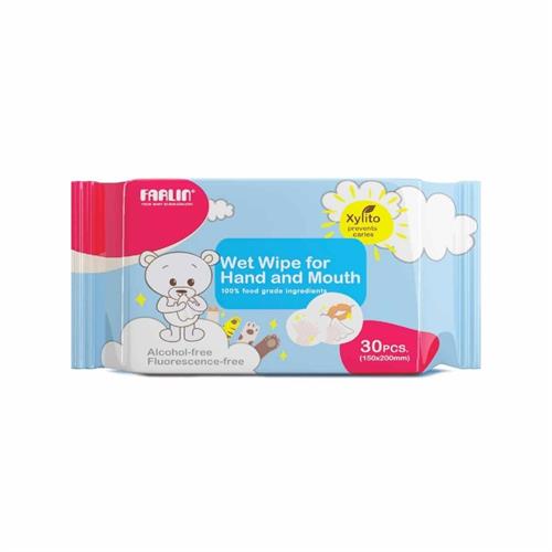 Farlin Wet Wipes For Hand 0026 Mouth (30 Pcs)