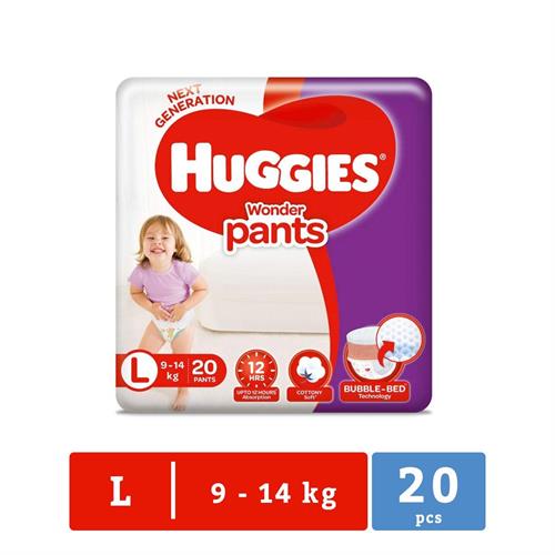 Huggies - Large - Wonder Pants - 20 Pack